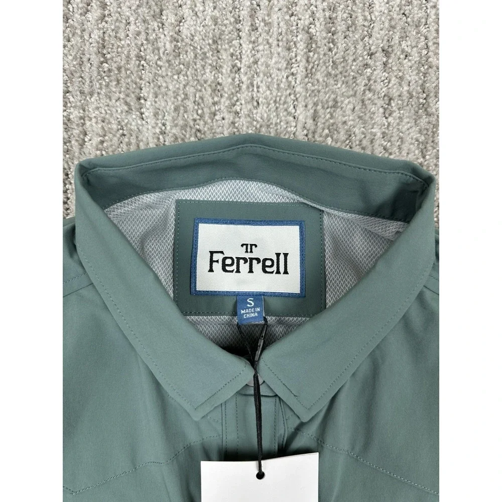 Ferrell Women's Small Teal/Green Western Pearl Snap Shirt NWT Long Sleeve Rodeo